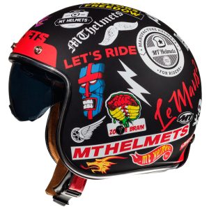 Casco MT LE MANS 2 SV ANARCHY BLACK jet