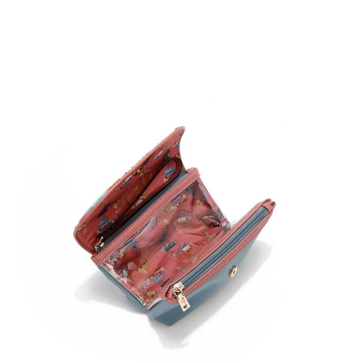 BOLSO DE MAQUILLAJE JENI (VIOLET BLOSSOM) - Imagen 4