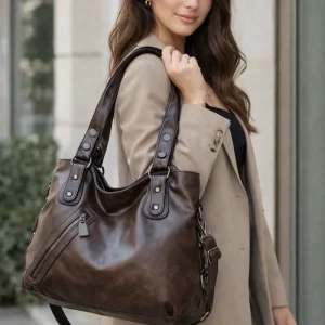 Bolsa de hombro femenina de estilo urbano