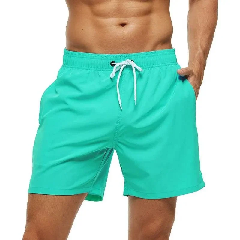 Bañador hombre secado rápido con cordón para playa verano - Imagen 8