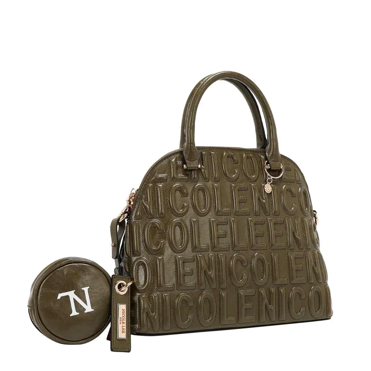 BOLSA CON CÚPULA CON LOGOTIPO EN RELIEVE (OLIVA) - Imagen 5