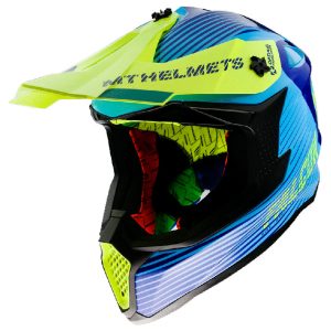 Casco MT FALCON SYSTEM C3 GLOSS FLUOR YELLOW Off Road