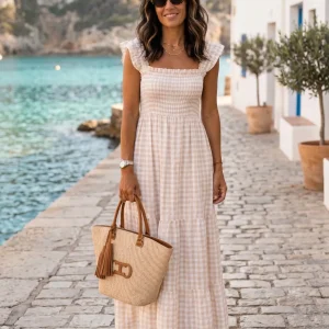 Brilla™ Vestido casual bohemio de primavera/verano