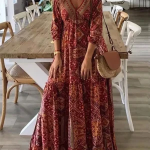Laurence™ Vestido maxi para mujer primavera/verano