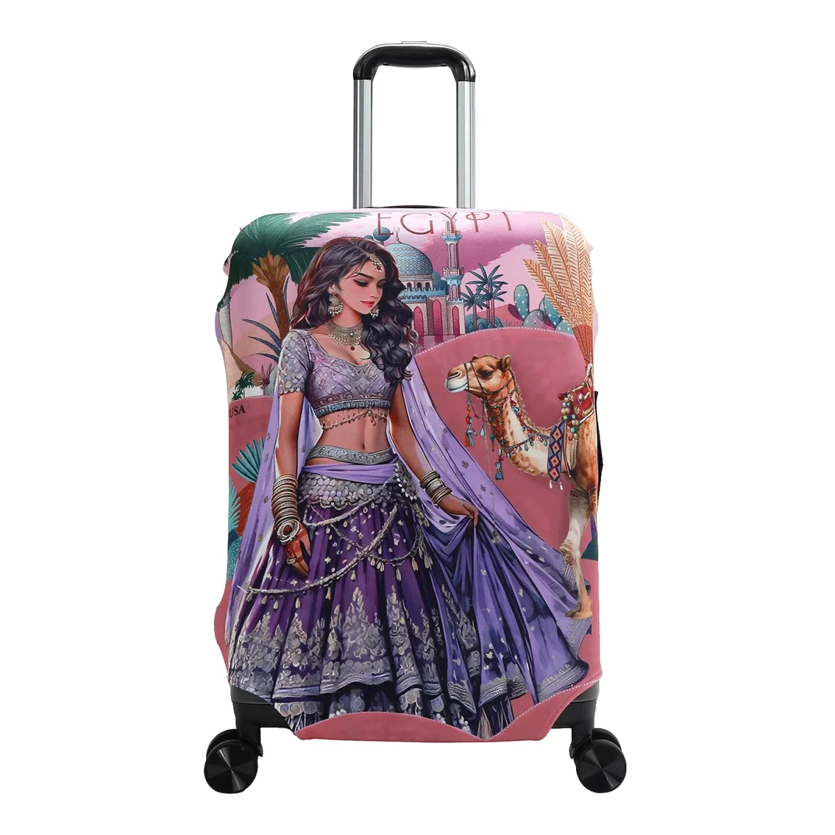 FUNDA PARA MALETA (QUEEN CLEOPATRA)