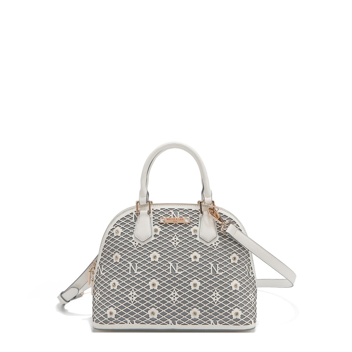 BOLSO DOMO TIPO SATCHEL GRACIE (BLANCO)