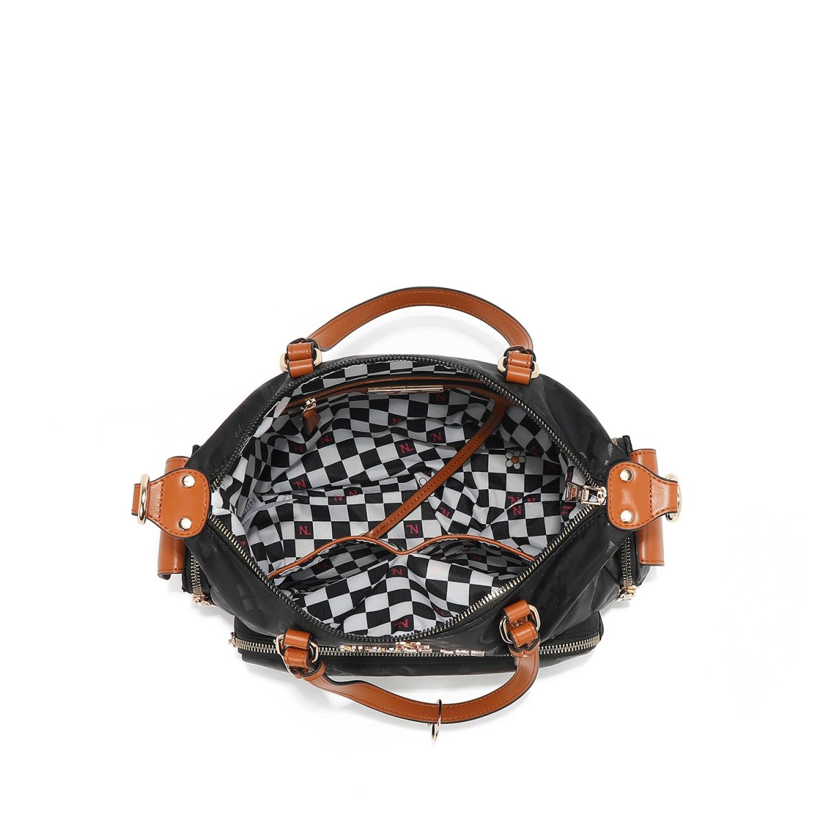 BOLSO TIPO SATCHEL MARGOT (NEGRO) - Imagen 8