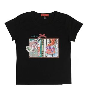 CAMISETA DE MODA (NOSTALGIA NEGRO)