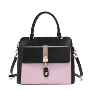 BOLSO SATCHEL DE FORMA ABOVEDADA PETRA