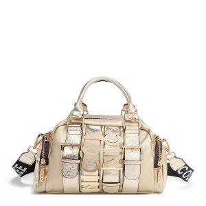 CALISTA BOLSO DE MANO MULTI BOLSILLO (DORADO)