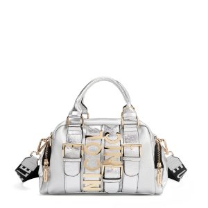 CALISTA BOLSO DE MANO MULTI BOLSILLO (PLATEADO)