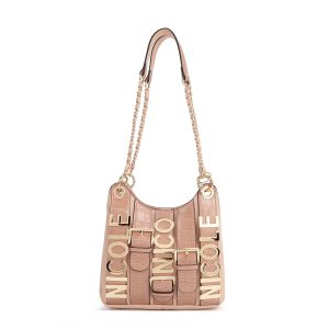 CALISTA BOLSO DE HOMBRO CON CADENA (ROSA)