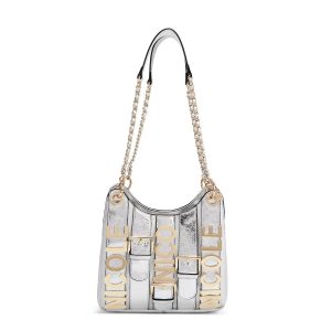 CALISTA BOLSO DE HOMBRO CON CADENA (PLATEADO)