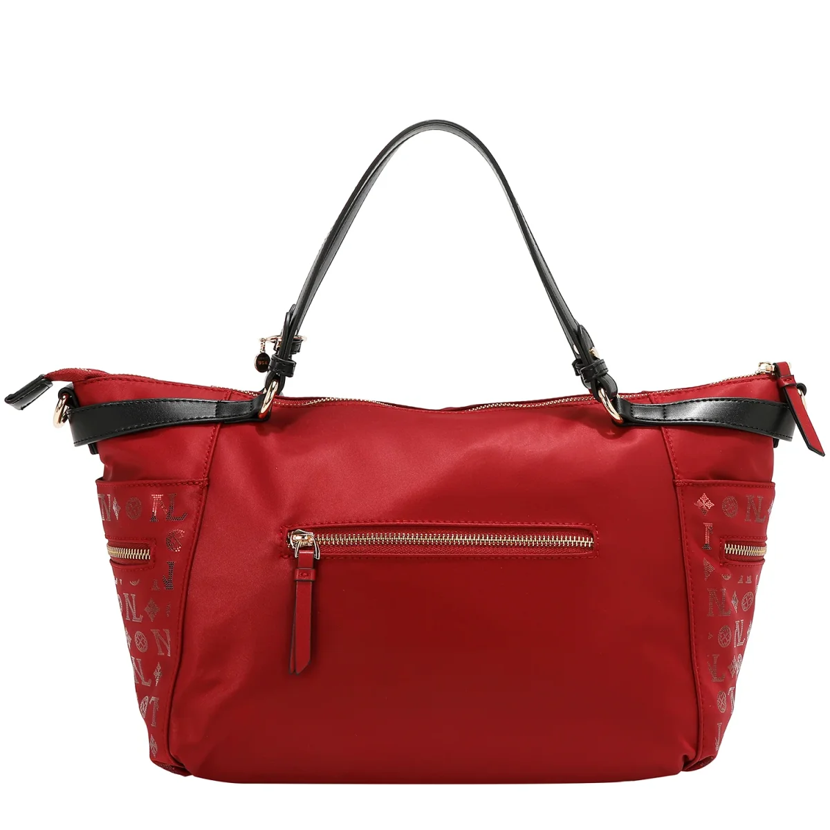 BOLSO DE COMPRAS CON LOGOTIPO MONOGRAMA (ROJO) - Imagen 7