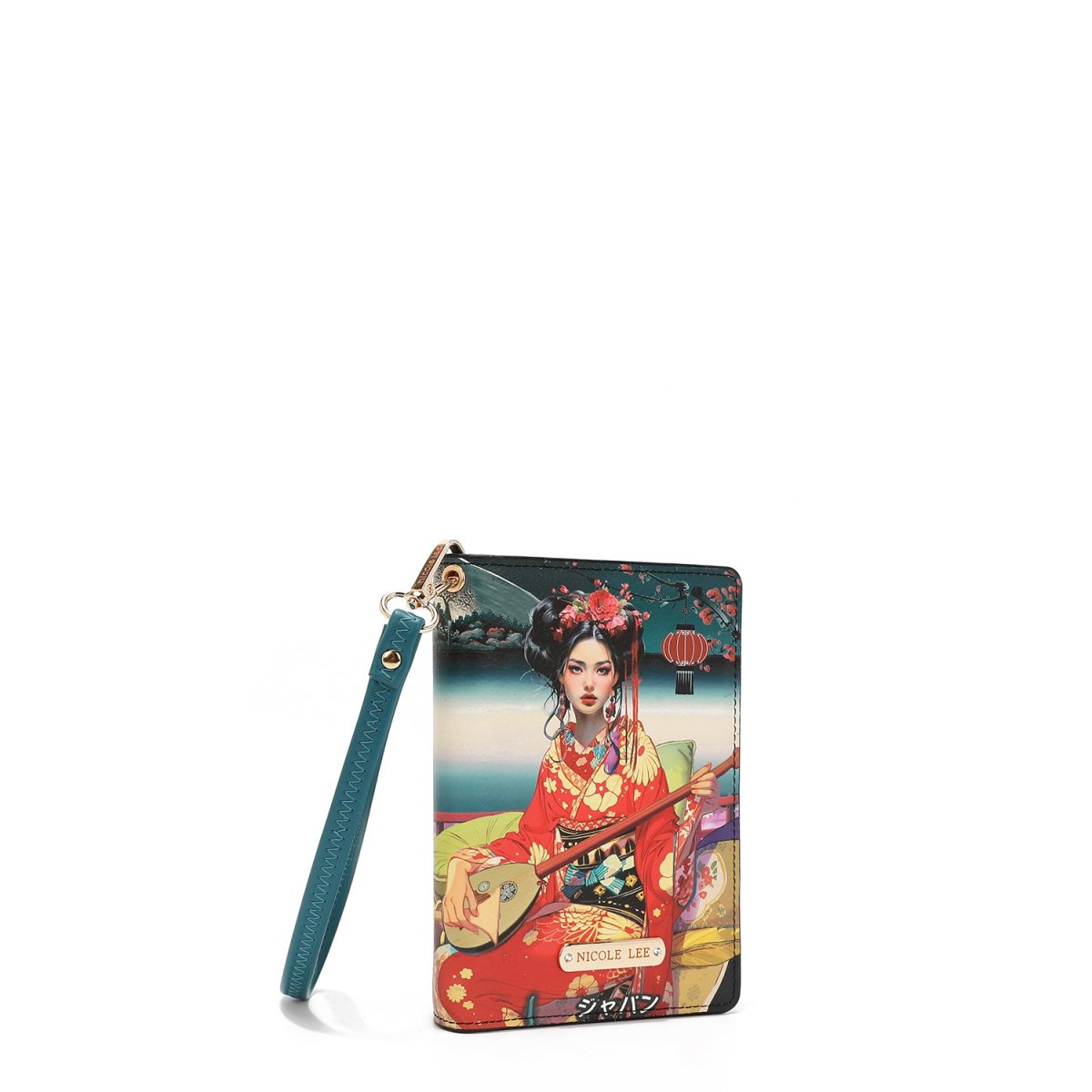 CARTERA PASAPORTE CON CORREA (AKIKO LA BELLEZA) - Imagen 3