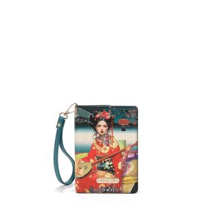 CARTERA PASAPORTE CON CORREA (AKIKO LA BELLEZA)
