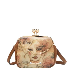 MINI BOLSO CRUZADO CON CIERRE KISS LOCK (REFLECTION OF LOVE)