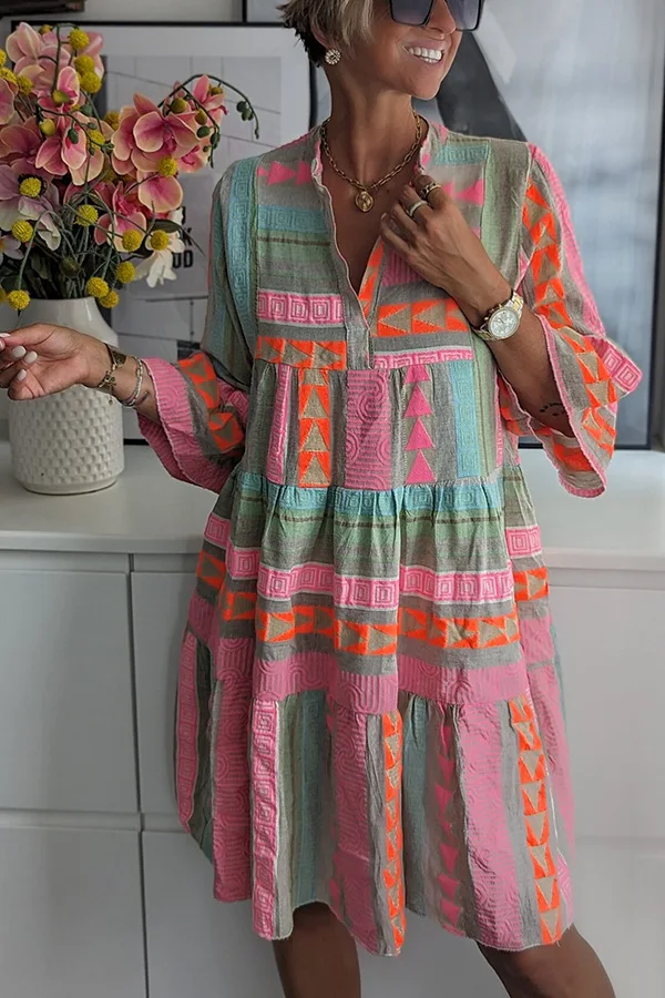 Kiki | Elegante vestido midi de primavera para Mujer - Imagen 4