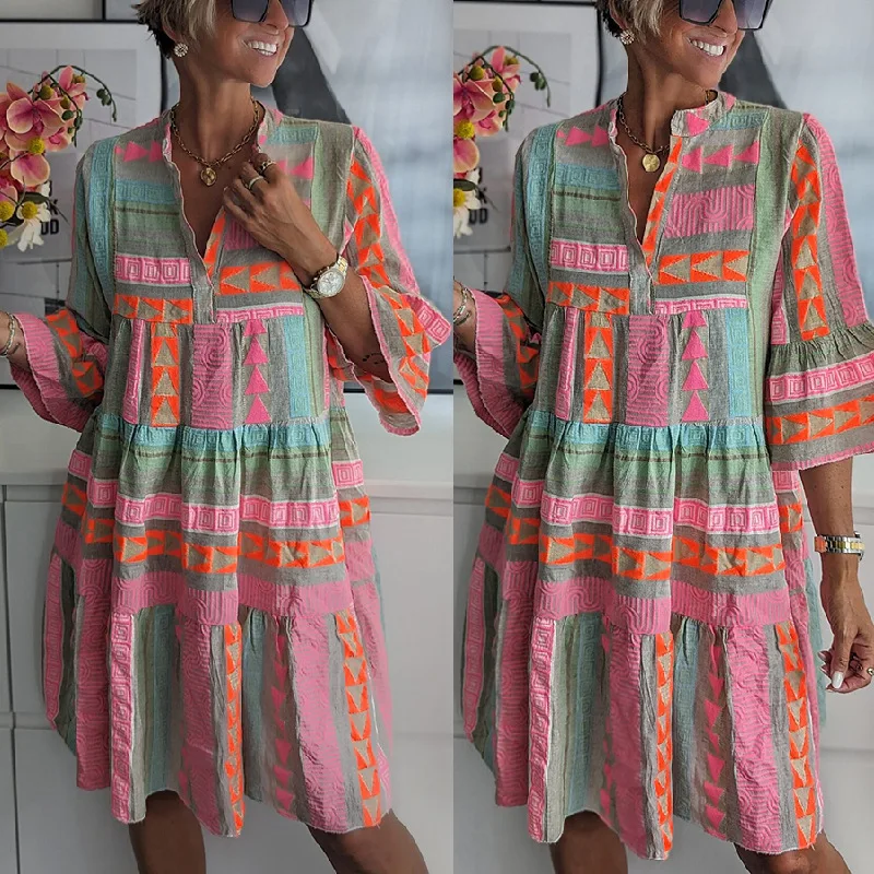 Kiki | Elegante vestido midi de primavera para Mujer - Imagen 6