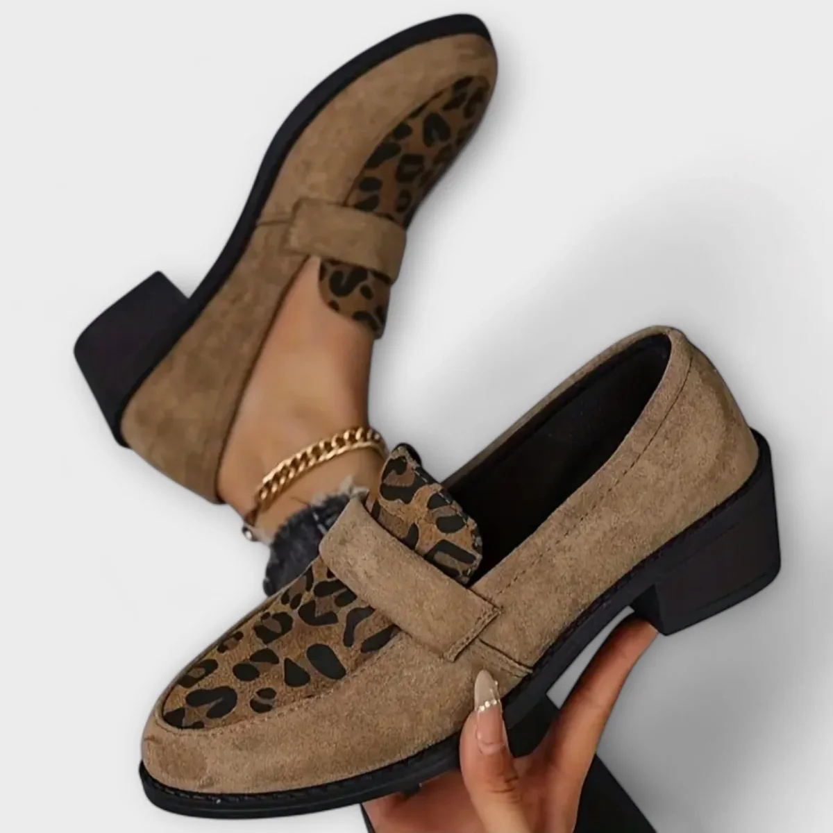 Karla - Zapatos elegantes de mujer con estampado de leopardo - Imagen 6