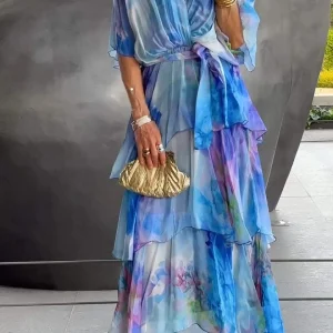 Jade™ | Elegante vestido largo bohemio