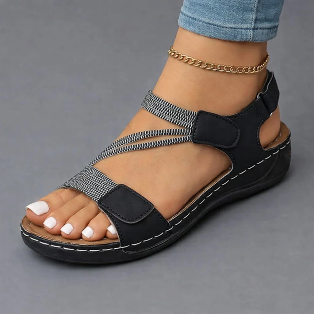 Leocadia | Sandalias de verano acolchadas con tiras - Imagen 4